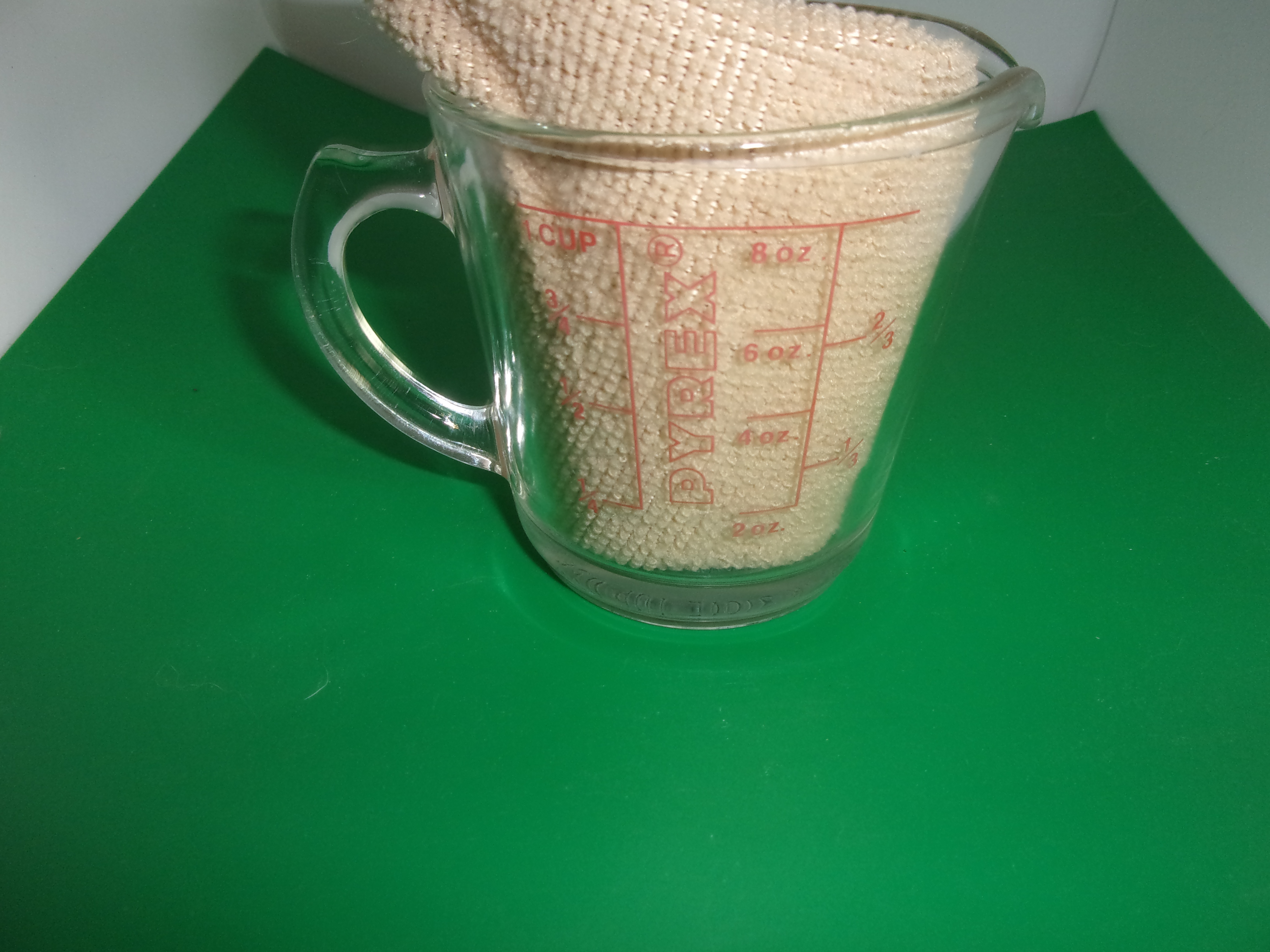 Vintage PYREX 2 Cup Measuring Cup 516, Vintage 1980s Corning Open Handle  Clear Glass Measuring Cup, Vintage Kitchen Baking, Red Lettering 